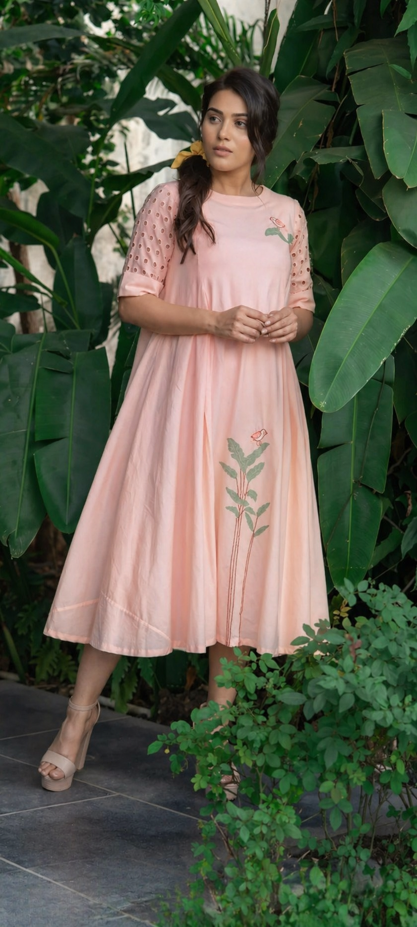 Sunrays Cotton Mulmul Dress