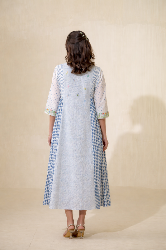 Pitter Patter Pure Cotton Dress (Curve-friendly)