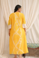 Haiku Mul Chanderi Dress and Cape Set (Curve-friendly)