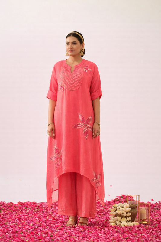 Padmini Handloom Chanderi Kurta (Curve-friendly)