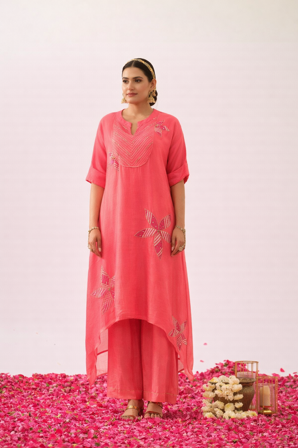 Padmini Handloom Chanderi Kurta (Curve-friendly)