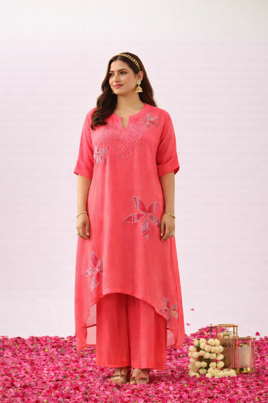 Padmini Handloom Chanderi Kurta (Curve-friendly)