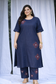 Noir Pure Linen Kurta (Curve-friendly)