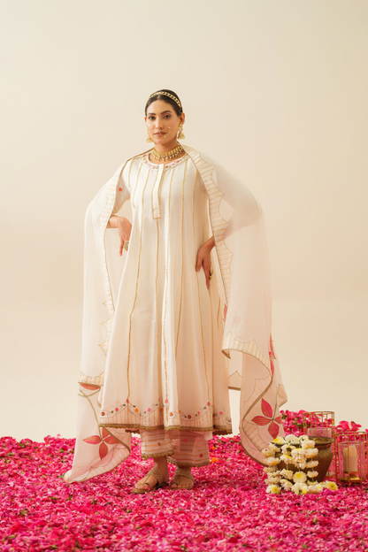 Gayatri Pure Chanderi Anarkali Kurta