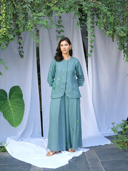 Matcha Pure Linen Co-Ord Set