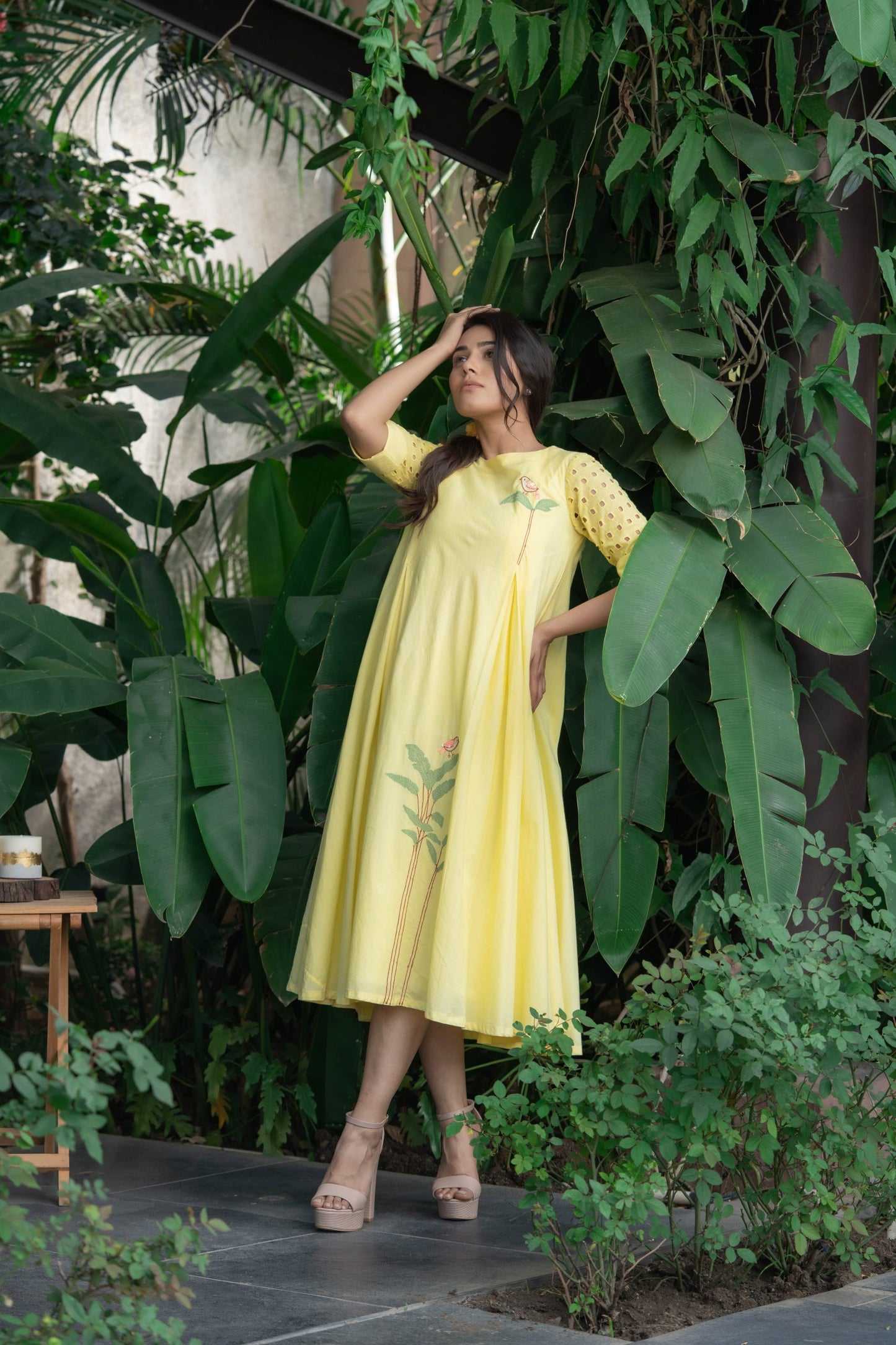 Sunrays Cotton Mulmul Dress