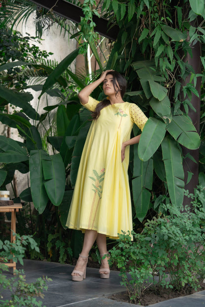 Sunrays Cotton Mulmul Dress